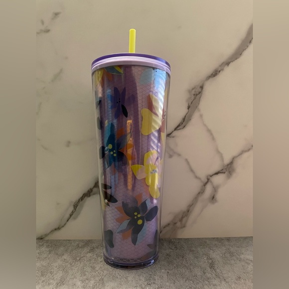 NWT Starbucks Winter 2023 Drifting Magnolias Venti Cold Cup Tumbler - Picture 9 of 10